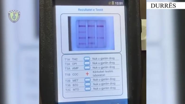 Durrës/ Arrestohet 20-vjeçari që drejtonte automjetin nën efektin e lëndëve narkotike