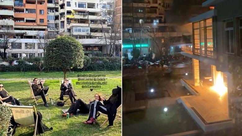 Sulmi i paprecedentë drejt vilës së Enver Hoxhës, sot qendër kulture! Artistët e huaj publikojnë momentet kur u hidhen molotovë
