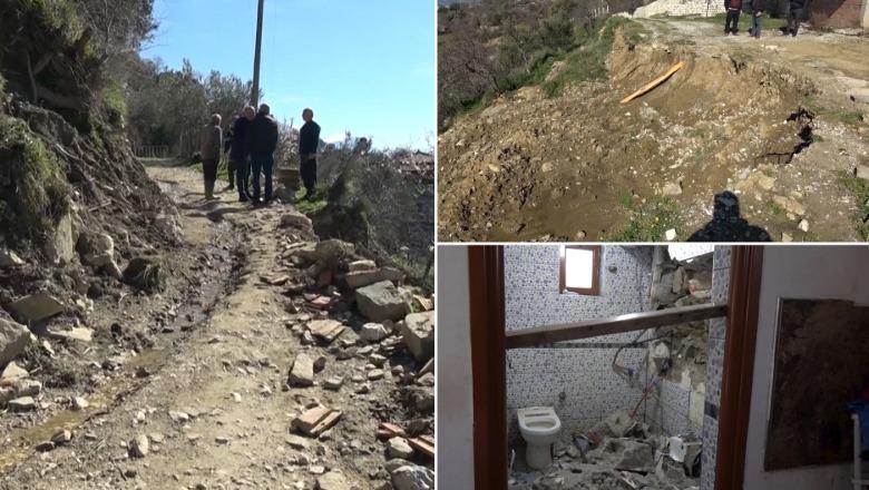 Dëmet nga shirat, 2 banesa rrezikojnë shembjen në Memaliaj! Dëmtohen rrugët dhe linjat e ujërave të zeza