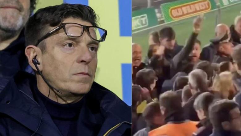 VIDEO/ Çmenduri në Itali, shefi i arbitrave Rocchi sulmohet nga tifozët në stadium dhe shoqërohet nga policia