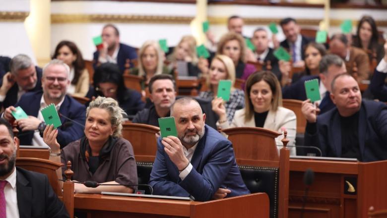 Mes sherrit, kaosit dhe braktisjes së sallës nga deputetët e PD, mazhoranca voton në Kuvend projektligjet e rendit të ditës 