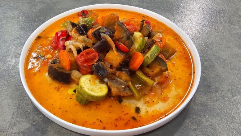 Patëllxhanë me perime në tigan nga zonja Albana 