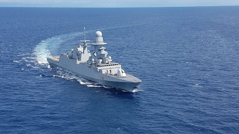 Fregata raketore Martinengo e Italisë niset drejt Qipros, luftëanija e parë europiane që shkon në zonën e krizës në Mesdheun Lindor