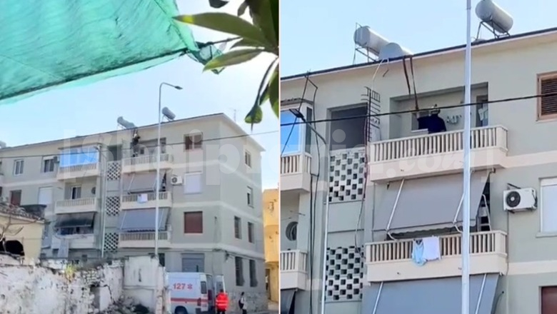 85-vjeçarja në Vlorë rrëzohet dhe bllokohet në shtëpinë e saj, zjarrfikësit ndërhyjnë heroikisht nga tarraca e pallatit