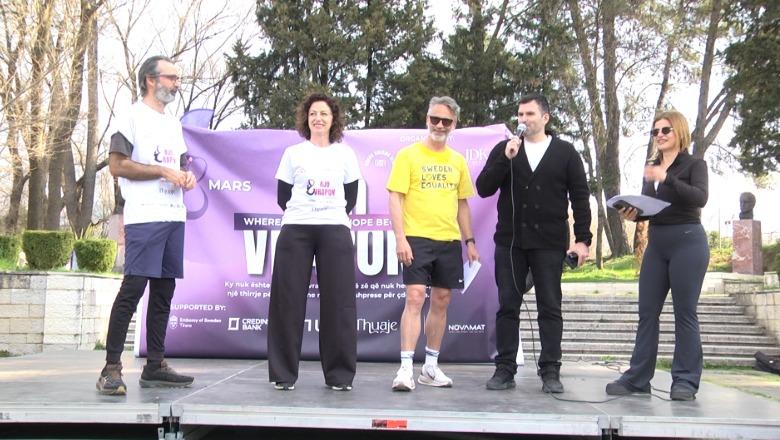 8 Marsi në Tiranë, vrapim për fuqinë e gruas. Aktivistët marshim- protestë: Revoltohu motër!