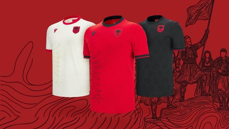 Do vishen për herë të parë në play-off-in kundër Polonisë, zbulohen fanellat e reja të kombëtares shqiptare të futbollit