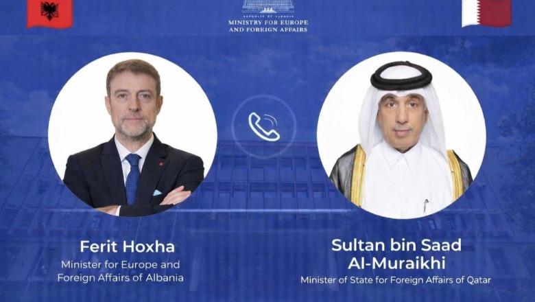 Ferit Hoxha bisedë telefonike me ministrin e Jashtëm të Katarit: Dënojmë sulmet e Iranit, mirënjohje për kujdesin e treguar ndaj shqiptarëve gjatë kësaj kohe