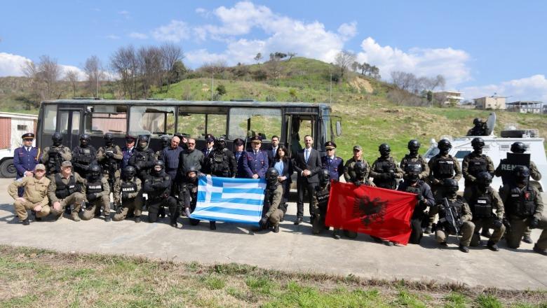 RENEA stërvitje të përbashkët me njësinë elitë të Policisë greke, Lamallari: Bashkëpunimi mes dy vendeve tona është kyç për sigurinë e rajonit