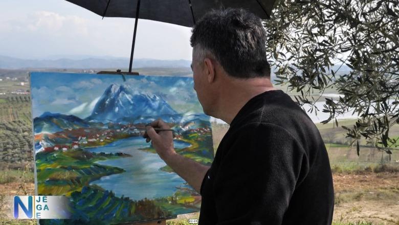 Një nga Ne/ Nisi fakultetin në moshën 48-vjeçare, flet Edisoni nga Belshi: Emigrimi më la ëndrrën përgjysmë, mbaj familjen me pikturën