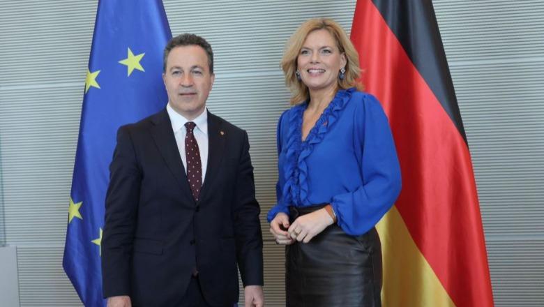 Peleshi takon Presidenten e Bundestagut, Klöckner: Mbështetje për anëtarësimin e Shqipërisë në BE
