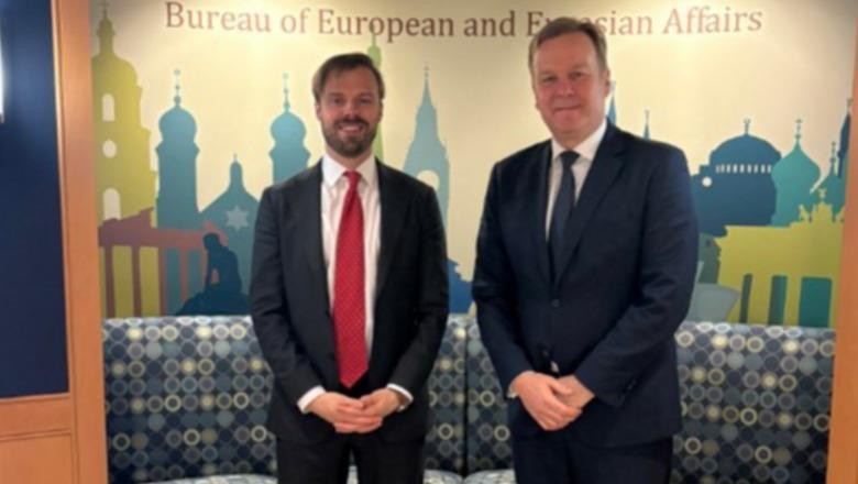 Sorensen pas takimit në Departamentin Amerikan të Shtetit: Ramë dakord për hapat e mëtejshëm në dialogun Kosovë-Serbi