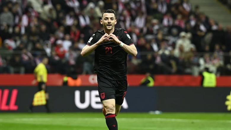 LIVE/ Arbër Hoxha kalon në avantazh Kombëtaren, shmang portierin dhe ndez festën kuqezi! Poloni 0-1 Shqipëri në Varshavë, mbyllet pjesa e parë