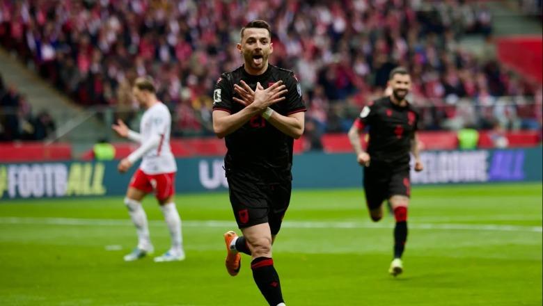LIVE/ Arbër Hoxha kalon në avantazh Kombëtaren, shmang portierin dhe ndez festën kuqezi! Poloni 0-1 Shqipëri në Varshavë, Bajrami gabon rastin e artë