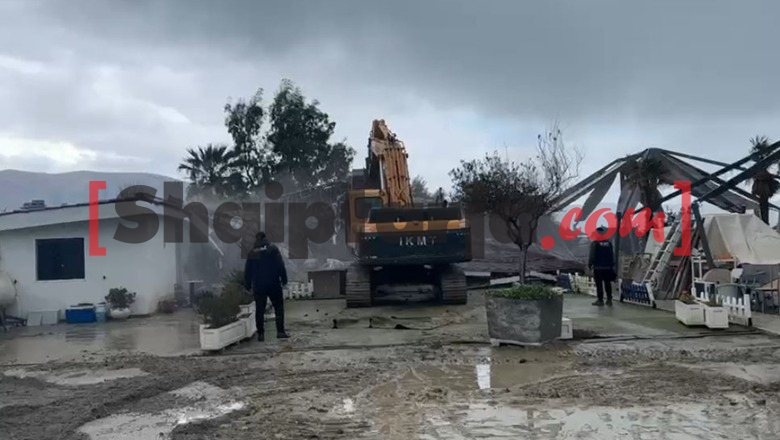 IKMT aksion në Radhimë/ Banorët kundërshtojnë prishjen e 5 objekteve, mes tyre katër banesa dhe një restorant