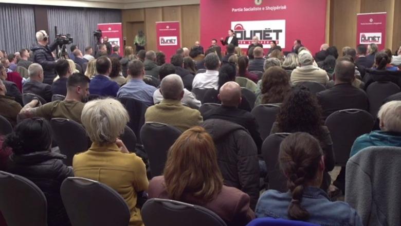 Asambleja e PS në njësinë nr. 7 në Tiranë, i pranishëm edhe Rama! Manastirliu njofton drejtuesit e 3 blloqeve