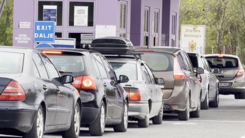 Rritja e çmimit, shkodranët në Mal të Zi për naftë, fluks i lartë automjetesh në pikën doganore të Muriqanit