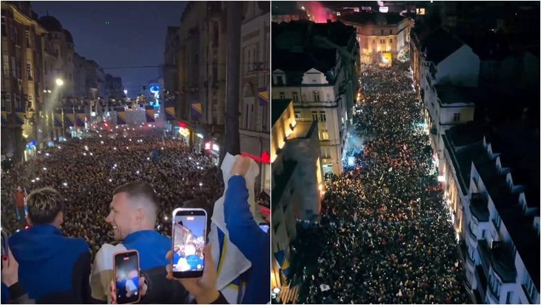 Eliminuan Italinë dhe shkuan në Kupën e Botës, Bosnje Hercegovina e gdhin në festë! Tifzoët 'djegin' Zenican dhe Sarajevën