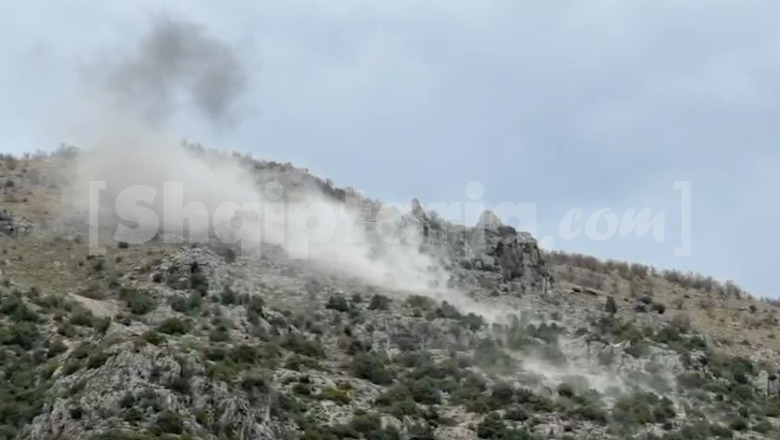 Shpërthim i kontrolluar në malin e Torovicës, asgjesohet shkëmbi problematik që rrezikonte banorët prej 9 vitesh