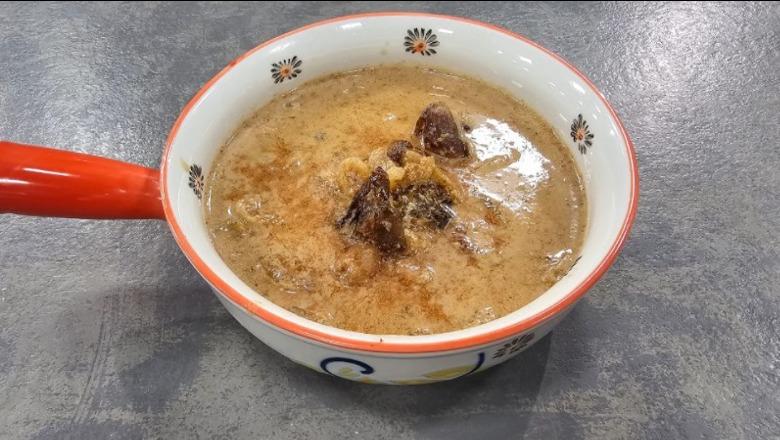 Hoshaf me qumësht dhe fiq të thatë nga zonja Albana