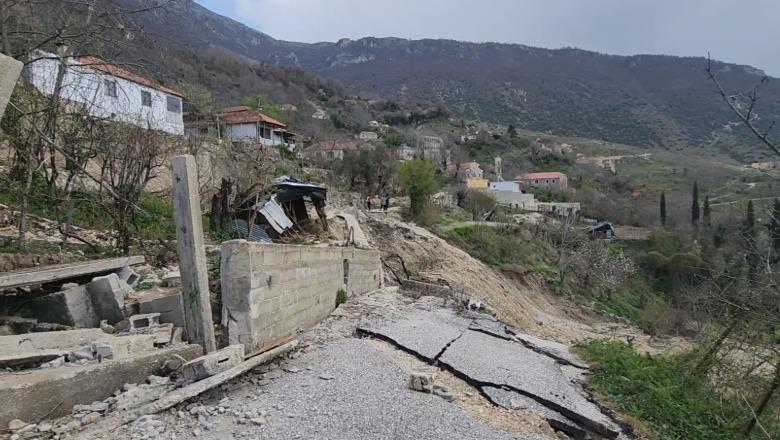 Gjirokastër, Labovë e Madhe në izolim, rrëshqitja e tokës bllokon rrugën prej 3 muajsh! Dy shtëpi shpallen të pabanueshme