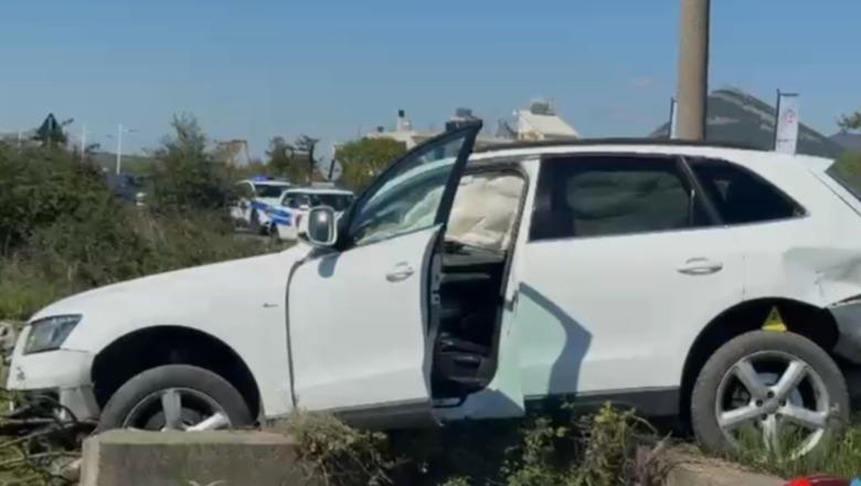 Aksident në aksin Lezhë–Milot/ Përplasen dy makina, pasagjerja përfundon në spital