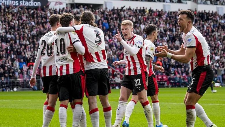 PSV Eindhoven shpallet kampion i Holandës për herën e tretë radhazi, titulli më i shpejtë në historinë e klubit