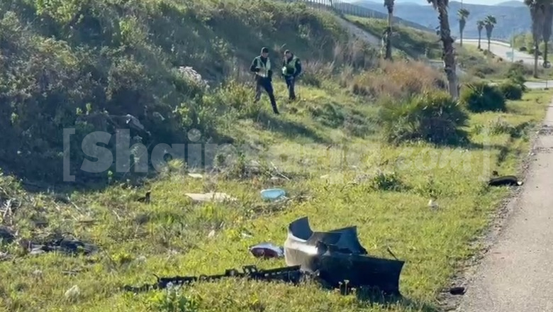 Aksident i rëndë në autostradën  Vlorë Fier   ndërron jetë 23 vjeçari  Trupi iu gjet 30 metra larg nga vendi i përplasjes  EMRI 