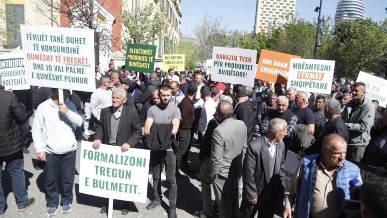 LIVE - ‘Subvenciononi naftën’, blegtorët protestë para Ministrisë së Bujqësisë! Ministri Salla takim me një përfaqësi