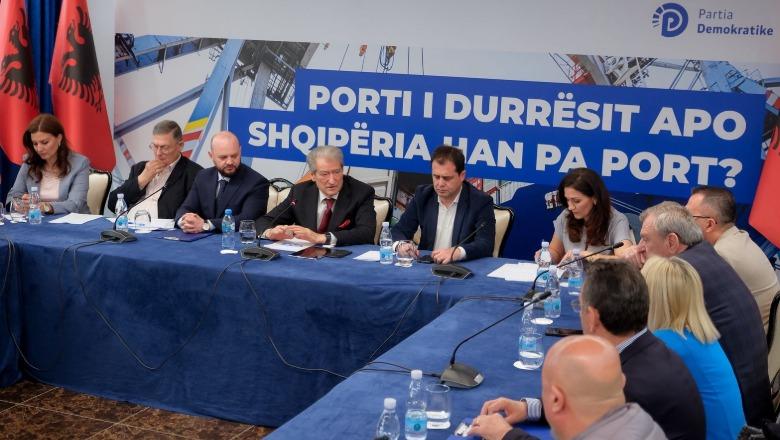 Integrimi/ Berisha: Janë vendosur një breshëri kushtesh! Me projektin e Portit të Durrësit vidhen miliarda dollarë