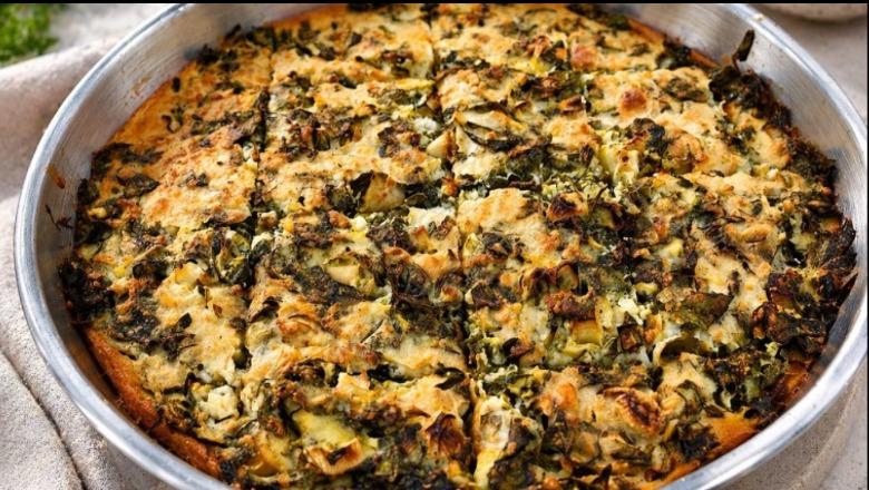 Pispili me jeshillëqe dhe djathë nga zonja Albana