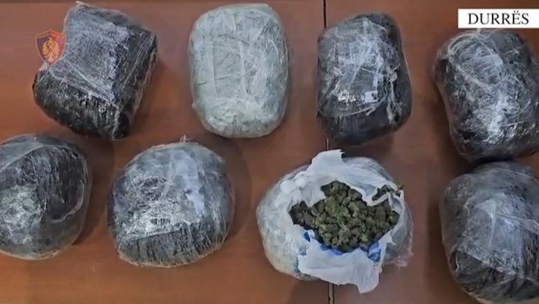 Kishte fshehur 8 kilogramë kanabis, arrestohet 30-vjeçari në Durrës