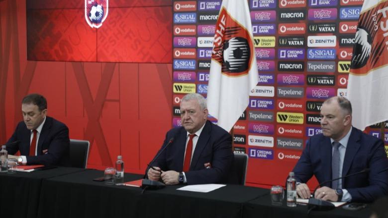 LIVE/ 'Me Sylvinhon kemi bërë kualifikueset më të mira në histori', Armand Duka i lë 'derën hapur' trajnerit të Kombëtares: Të vazhdojë nëse ka energji, e vendosim para qershorit