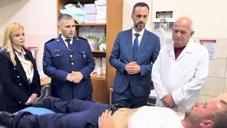 Protesta e PD, Lamallari viziton 5 efektivët e lënduar: Dora që ngrihet mbi njerëzit me uniformë, krim që do të marrë përgjigjen e merituar