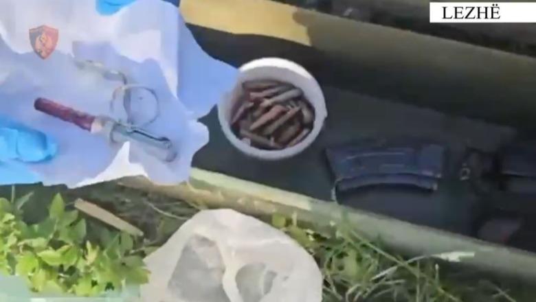 Me arsenal armësh në banesë, pranga 62-vjeçarit në Lezhë! Sekuestrohet 1 kallashnikov, qindra fishekë, 6 granata dhe 5 ndezëse detonatorësh  