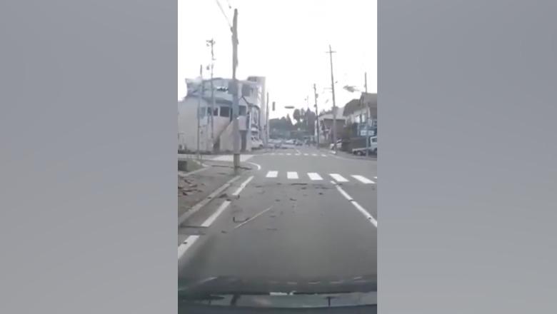 Tërmeti me magnitudë 7.7 në Japoni, pamjet e tmerrshme të lëkundjeve! Një tjetër mund të pasojë javën e ardhshme