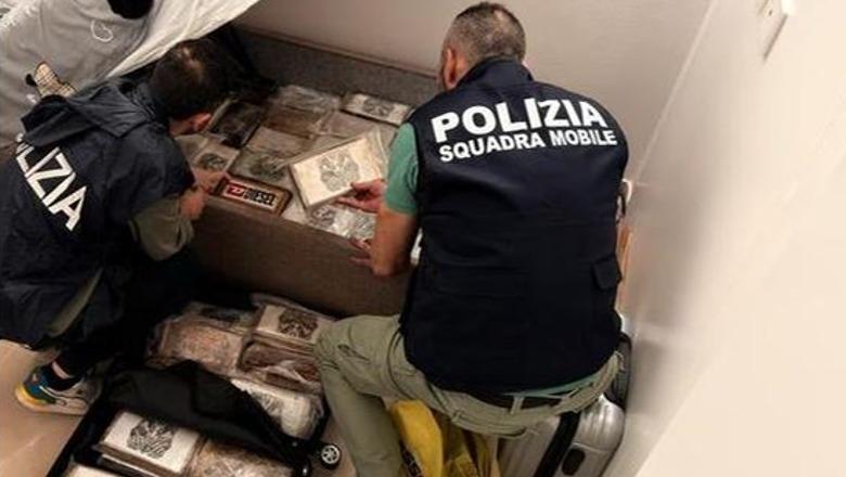 Trafik droge në Itali, arrestohen tre shqiptarë! Sekuestrohen 170 kg kokainë dhe 55 mijë euro