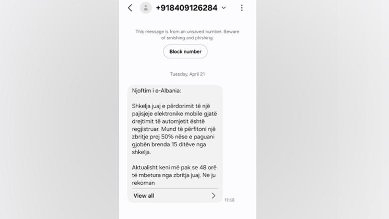 Vijojnë mashtrimet online në emër të ‘e-albania’, qytetarët marrin mesazhe nga numra indianë për të paguar gjobat e makinës