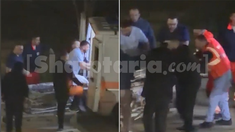 Mbeti i plagosur në sherrin ku u vra 30-vjeçari, Report Tv siguron pamjet kur Dali Nela mbërrin në Spitalin e Gjirokastrës