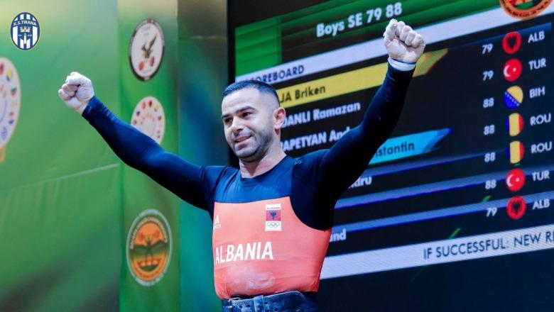 Briken Calja shpallet kampion Europe në shtytje, medalje ari dhe argjendi për Shqipërinë