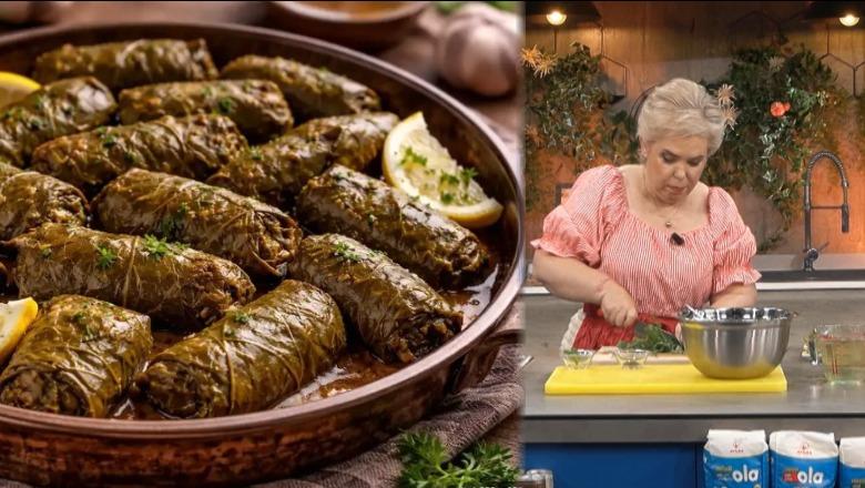 Japrak me gjethe rrushi nga zonja Albana