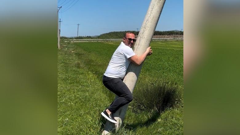 Shtylla elektrike si kulla e Pizës, deputeti Korreshi e 'përqafon' dhe përshëndet ministrin: Qenka për të fjetur gjumë o Karakaç