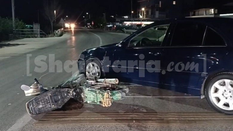 Aksident në Fier-Shegan, ‘Benz’-i i pret rrugën motorit, lëndohet rëndë 65-vjeçari