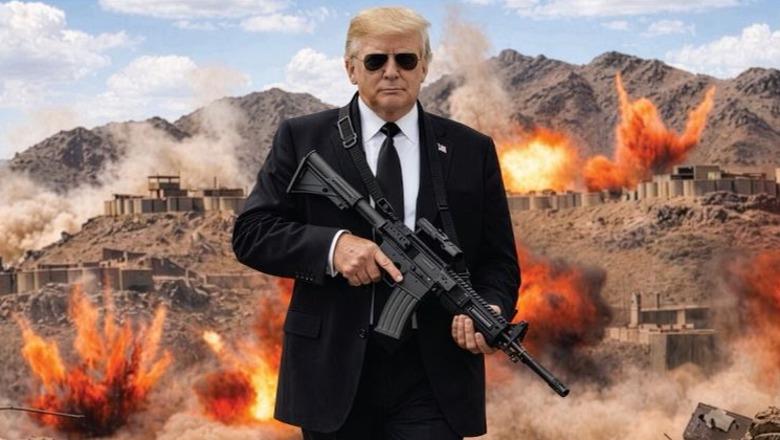 Me automatik në dorë, Trump poston foton me inteligjencë artificiale: Irani duhet të marrë masa