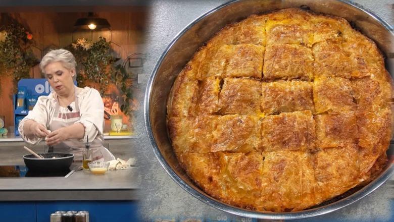 Byrek me mish të grirë dhe qepë nga zonja Albana 