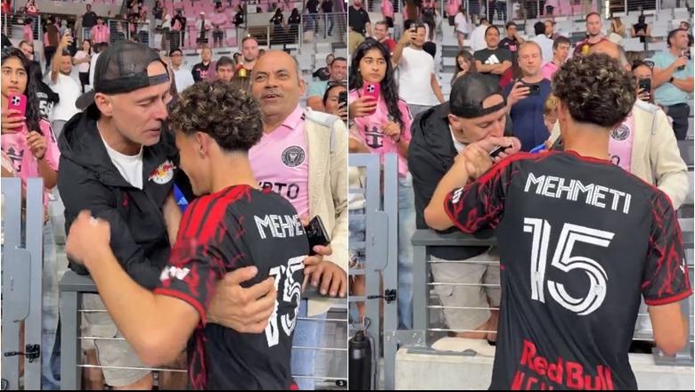 VIDEO/ Lotët dhe krenaria e një babai, i ati i Adri Mehmetit udhëtoi 2460 km për të parë golin e të birit kundër Lionel Messit
