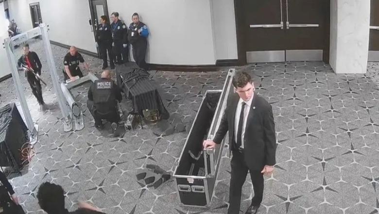 Sulmi në darkën e gazetarëve, dalin pamjet e reja kur autori i armatosur kalon për 4 sekonda agjentët e sigurisë dhe plagos njërin prej tyre