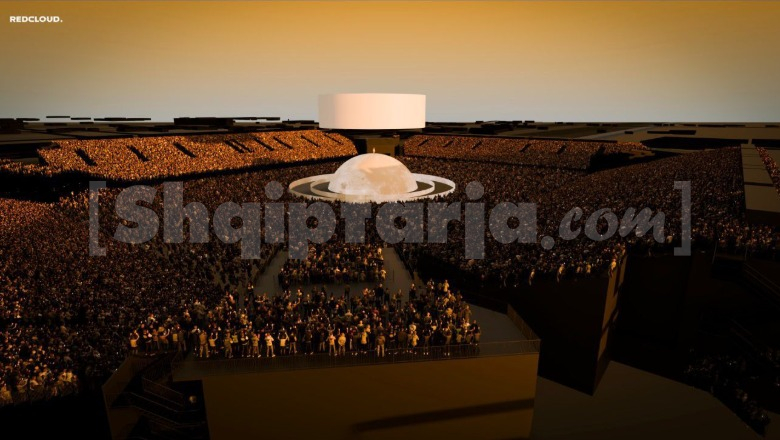 VIDEO+FOTO/ Kanye West vjen në Tiranë, ja projekti i stadiumit që do të ndërtohet enkas për koncertin me 60 mijë spektatorë!