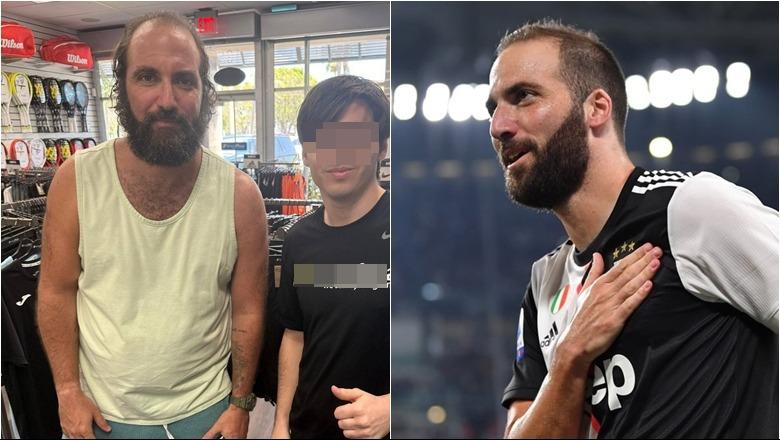 Fotolajm/ A është vërtet Gonzalo Higuain? Një selfie me 'Pipitën' në Miami po bën rrëmujë në rrjetet sociale
