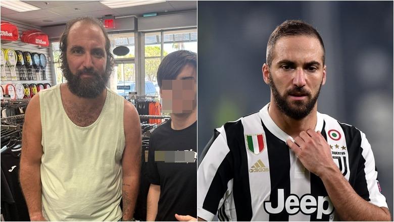 Fotolajm/ A është vërtet Gonzalo Higuain? Një selfie me 'Pipitën' në Miami po bën rrëmujë në rrjetet sociale