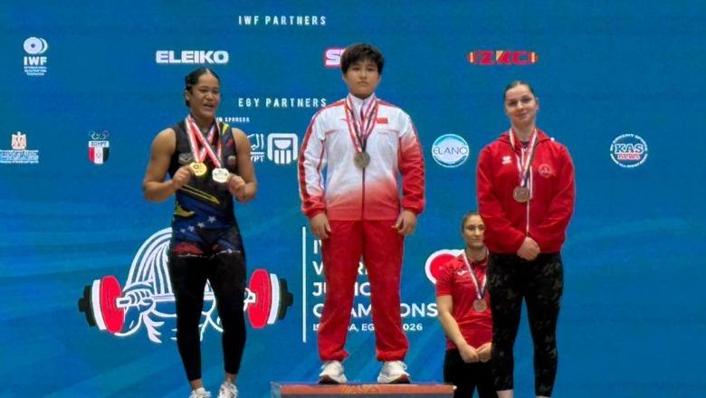 Kampionati Botëror i Peshëngritjes, 18-vjeçarja Enkileda Carja fiton 2 medalje për Shqipërinë